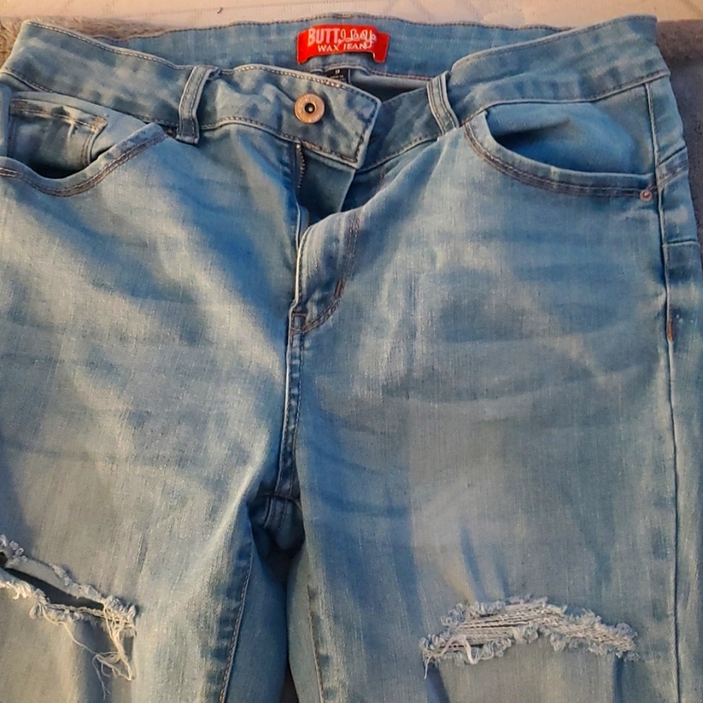 Light washer jeans